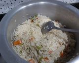 A picture of step 13 of Chicken chilli with lots of vegies and fried rice for 2.