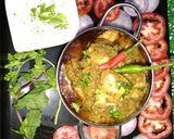 A picture of step 8 of Green chicken karahi🍲گرین چکن کڑاہی 🍲.