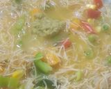 A picture of step 4 of Veg. Vermicelli upma.