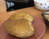 Foto del paso 1 de la receta: Papas rellenas con atún y champiñones