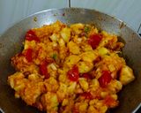 A picture of step 4 of Falahari Potato Sabji.
