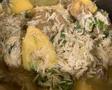 A picture of step 7 of Hary Masaly Ka Pulao (Green Pulao).
