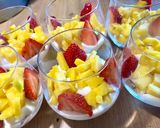 Une image de l'étape 6 de Trifle fraises, mangue, coco.