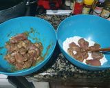 A picture of step 5 of Special Chicken Karaage.
