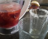 A picture of step 6 of Plum, grape and citrus rind juice.