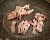 A picture of step 2 of Carbonara 2.
