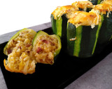 Foto del paso 11 de la receta: Calabacines rellenos de arroz y jamón