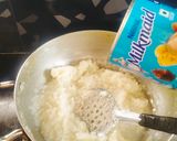 A picture of step 1 of COCONUT LADDU (Milkmaid Coconut Laddu).