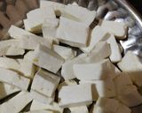 A picture of step 1 of Paneer masala.