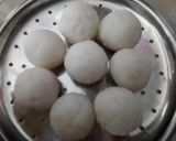A picture of step 4 of Poha cheese balls.
