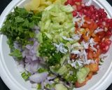 A picture of step 3 of Chana chatpati.