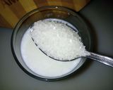 A picture of step 2 of Doodh Naurus.