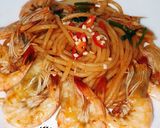 Hình bước làm 2 của món Spaghetti tôm
