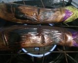 Foto langkah ke 2 dari resep Tarung bebanam (terong bakar).