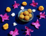 A picture of step 8 of Carrot Ladoo.