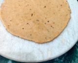 A picture of step 3 of Namkeen poori.