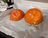 A picture of step 6 of Red kuri squash pie made from homemade puree.