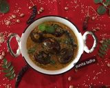 A picture of step 14 of Hyderabadi Bagara Baingan.