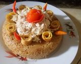 Foto langkah ke 8 dari resep Indomie birthday cake.
