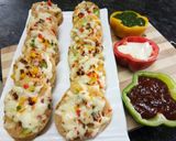 A picture of step 13 of Cheese masala paneer pizza.