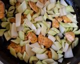 A picture of step 2 of Chicken Breast with Celery and Onion.