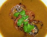 A picture of step 5 of Sig's Tomato and Lentil Soup.