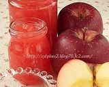 A picture of step 12 of Pink Hued Apple Jam using Red Gold Apples.