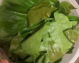 รูปขั้นตอนการทำที่ 1 ของ ใบเหลียงผัดไข่ 🍃🥚