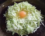 A picture of step 3 of Simple but Addictive Cabbage Okonomiyaki (Savory Pancake).