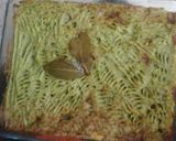 A picture of step 18 of My Peppery Veg Shepherds Pie, with Mash Potato and Broccoli Top 😀.