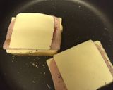 A picture of step 8 of Fantabulous Grilled Ham And Cheese With The Wizzzzz N American.