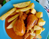 Foto del paso 6 de la receta: Jamoncitos de pollo en salsa andaluza