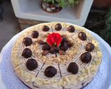 Csokis-cseresznyés cheesecake torta (sütés nélkül) 🍫🍒 recept fázis 7 fotója