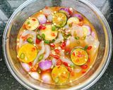 Hình bước làm 4 của món Mực Mắm Nhĩ