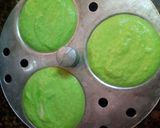 A picture of step 5 of Independence day special colourful idli.