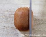 A picture of step 4 of Charaben Rilakkuma made from Mini Sausages.