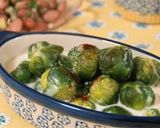 A picture of step 5 of Brussels Sprouts with Cream.