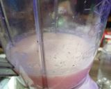 A picture of step 1 of Blushing Rose coconut Lassi.