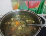 Foto langkah ke 3 dari resep Soup Daging kuah bening + nasi.