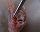 A picture of step 5 of Pan Fried, Not Deep Fried Stuffed Chicken Wings (Chicken "Gyoza").