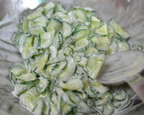 A picture of step 4 of A Basic Cucumber Sandwich.
