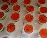 Foto langkah ke 9 dari resep 125. Watermelon Jelly Cup (Puding Semangka).