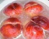 A picture of step 3 of Pretty Rose Colored ♪ Peach Compote.