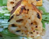 A picture of step 8 of Lotus Root and Sweet Potato Salad with Pear Sauce.