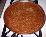A picture of step 3 of awesome sloppy joes.
