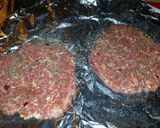 A picture of step 2 of loaded burgers.