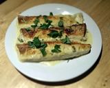 A picture of step 9 of White Chicken Enchiladas with Green Chile Sour Cream Sauce.