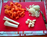 Tárkonyos krumplileves recept fázis 1 fotója