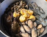 รูปขั้นตอนการทำที่ 1 ของ กุ้งถัง ทะเลเดือด