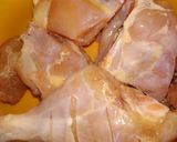 A picture of step 1 of Chicken Tikka boti.
